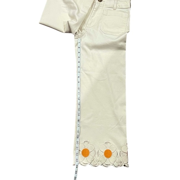 FINAL PRICE Anthropologie Maeve The Colette Denim Cropped Wide-Leg Jeans - Picture 8 of 8